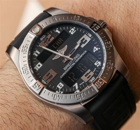 breitling aerospace evo black titanium review|aerospace evo night mission.